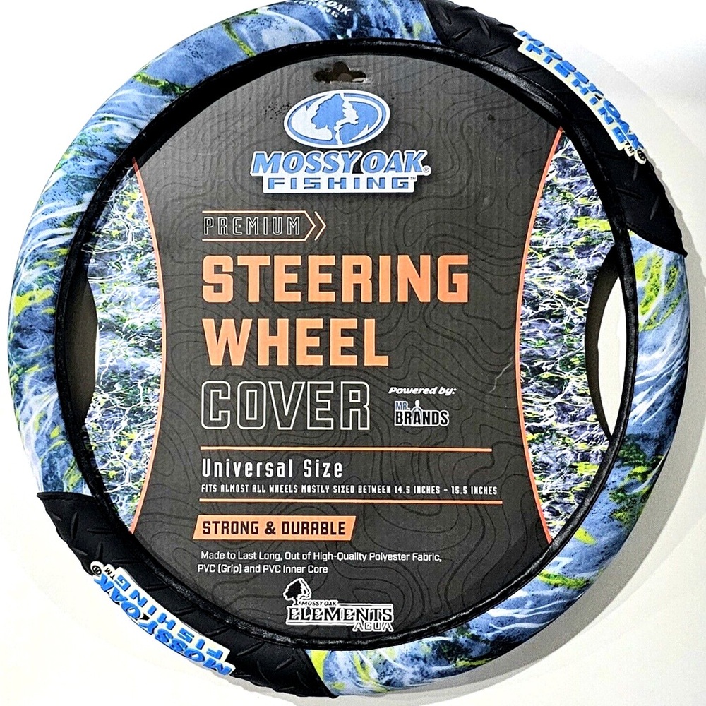 Mossy Oak Fishing Steering Wheel Cover